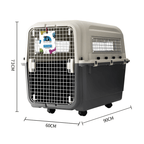 Flyfurr Airline Approved Plastic Pet Transporter - 90*60*73 cm