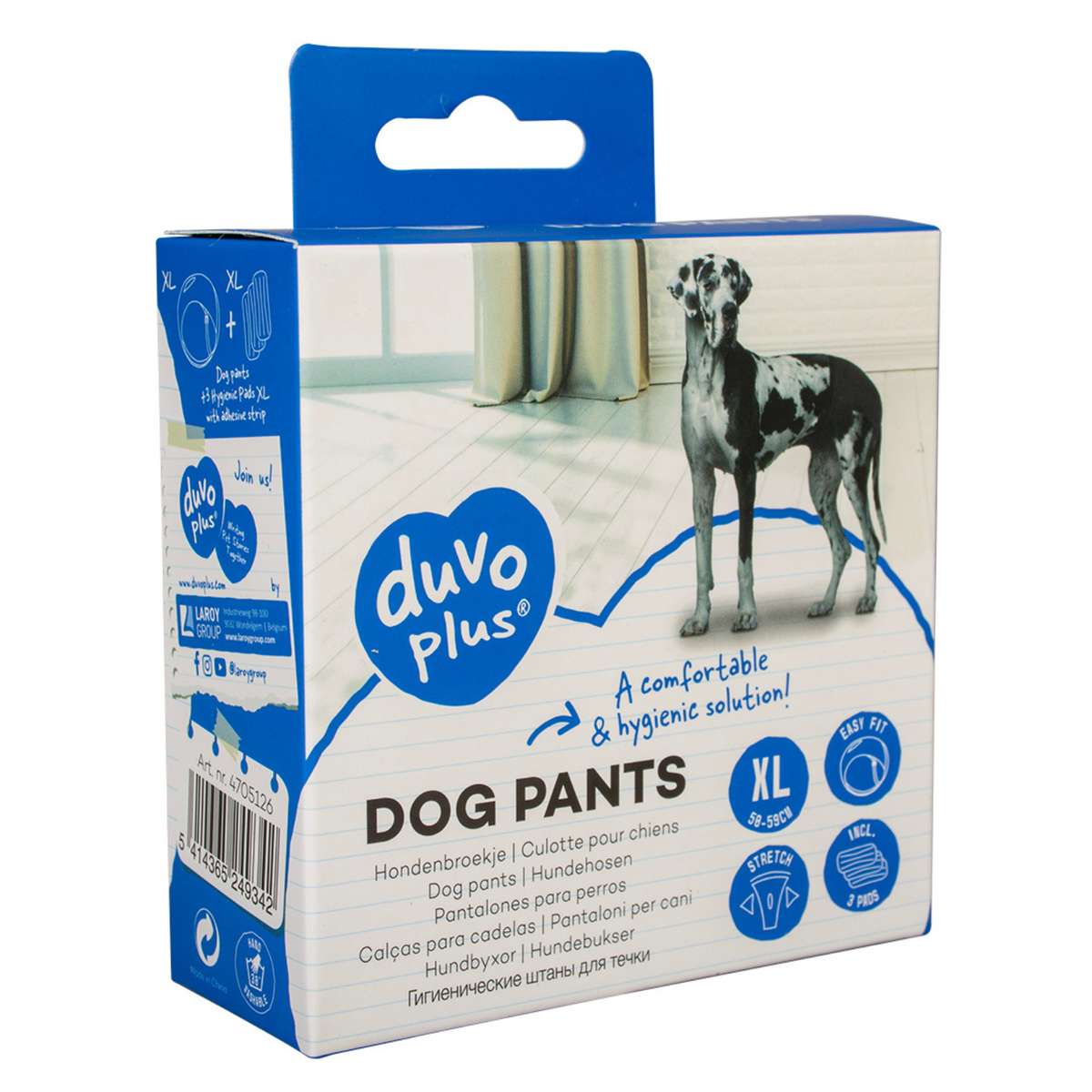 Duvo+ Dog Pants 50-59cm