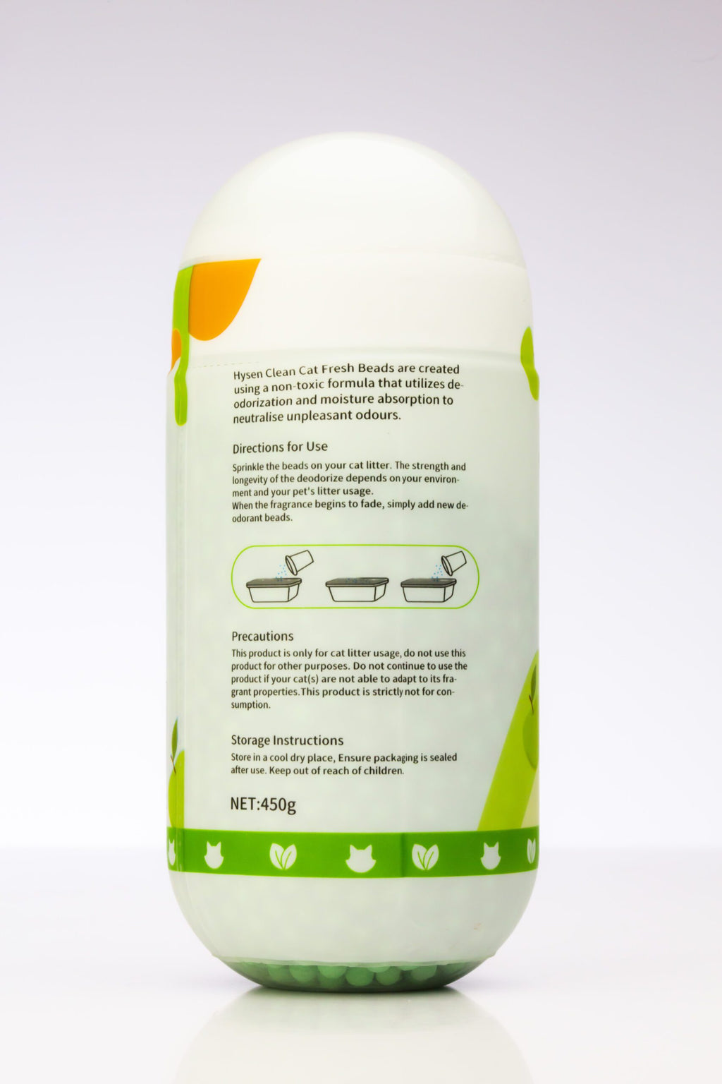 Hysen Clean Cat Litter Deodorant Beads - 450g