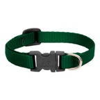 BASICS Adjustable Collar GREEN 1/2Inch FOR SMALL DOGS