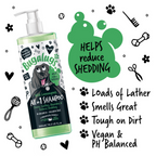 Bugalugs All in 1 Wild Lemongrass Shed Control Dog Shampoo - 500ML