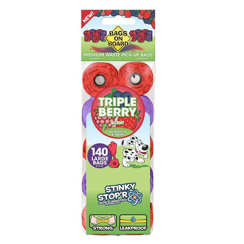 BOB Refill Bags – Triple Berry 140 bags ( 10 x 14 )