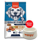 Wanpy Grain Free Complete Food for Adult Dog - Beef Recipe 12 Kg