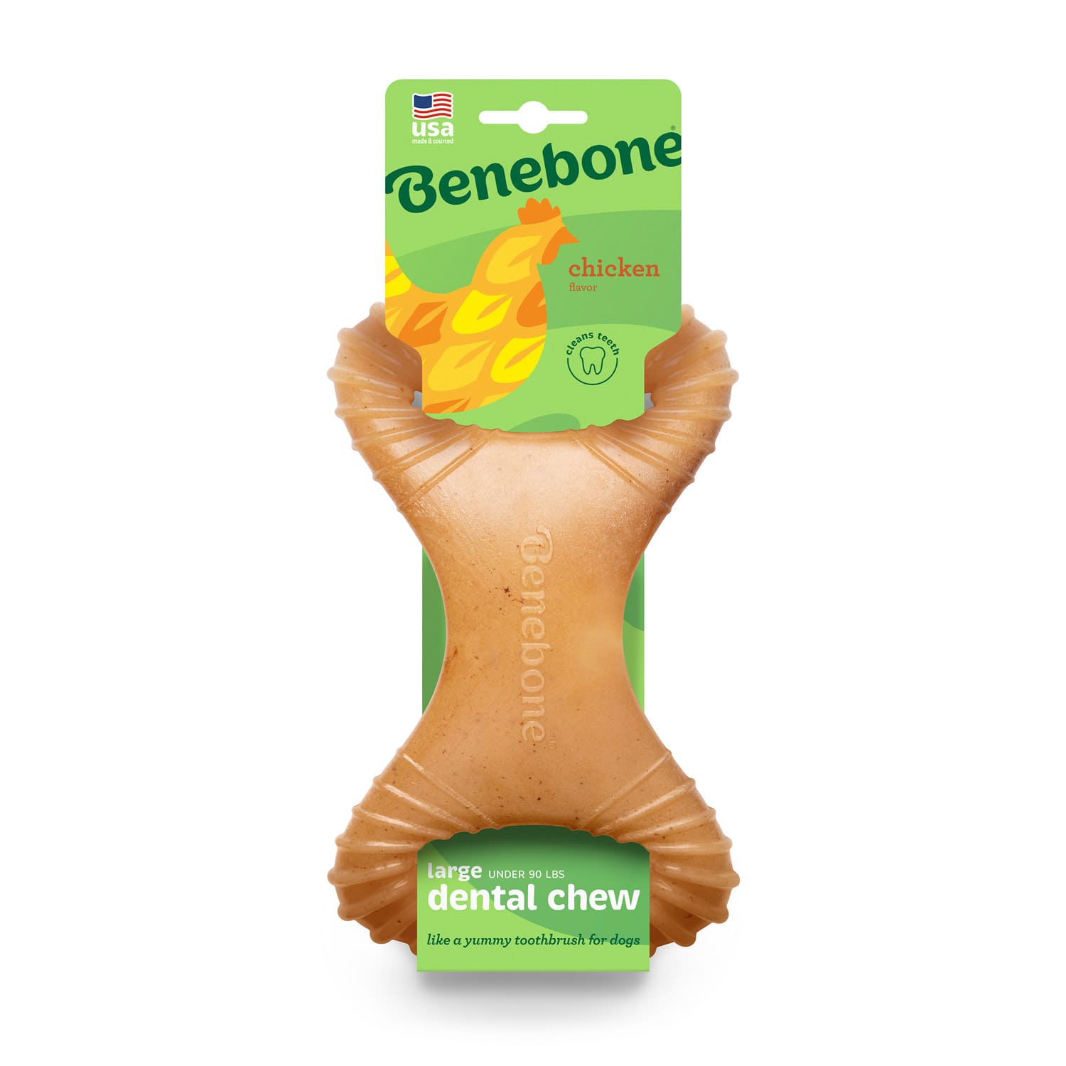Benebone Dental Dog Chew Toy – Chicken