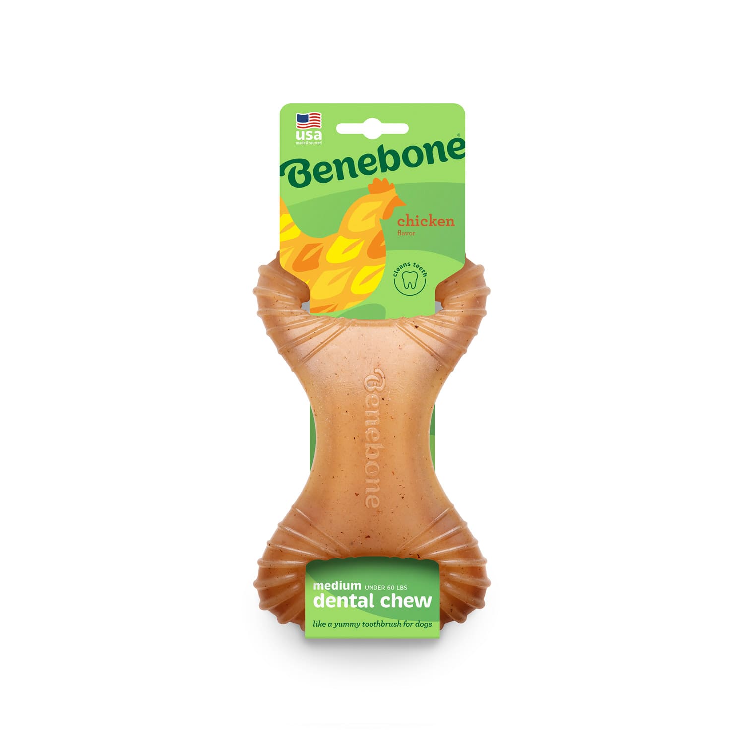Benebone Dental Dog Chew Toy – Chicken