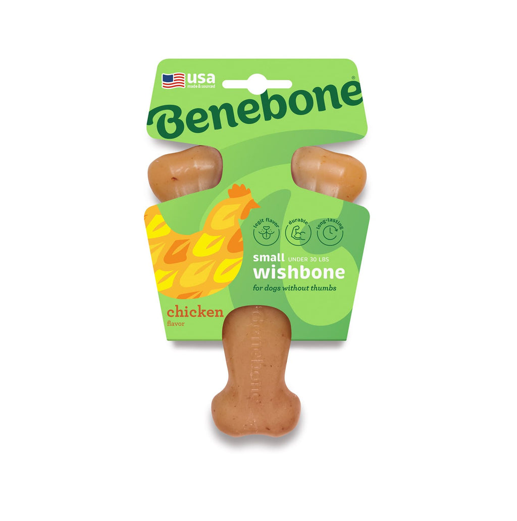 Benebone Wishbone Dog Chew Toy  Chicken