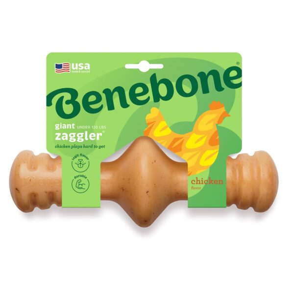 Benebone Zaggler Dog Chew Toy – Chicken