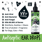 Bugalugs Antiseptic Ear & Eye Drops for Pets - 200ML