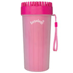 Bugalugs Paw Cleaner Cup For Dogs & Cats Pink