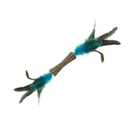 Catnip “Johnny Sticks” with Double Side Natural Feather