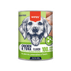 Wanpy Complete Pâté Canned Food for Dogs (Chicken & Tuna) – 400g