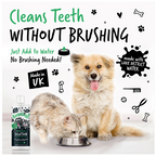 Bugalugs Dental Care Water Additive  for Dogs & Cats - 490ML