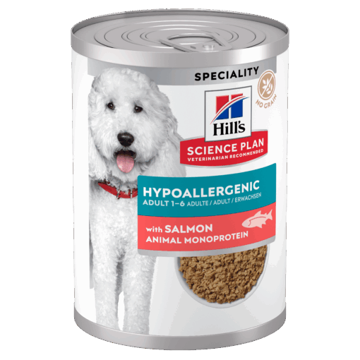 Hill’s Science Plan Hypoallergenic Adult Dry wet Food with Salmon (12x363g)