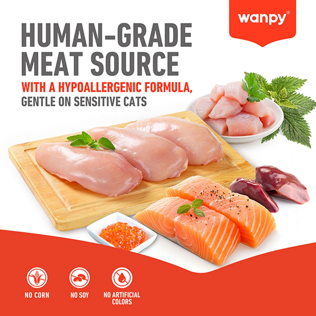 WANPY Crunchy Pocket Salmon & Roe Recipe