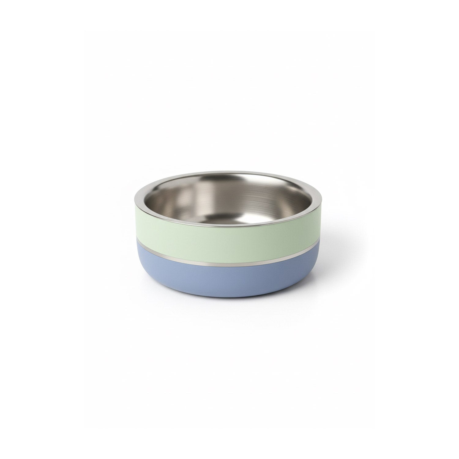 Saluki Stainless Steel Double Wall Dog Bowls – Two Tone — 350 ML