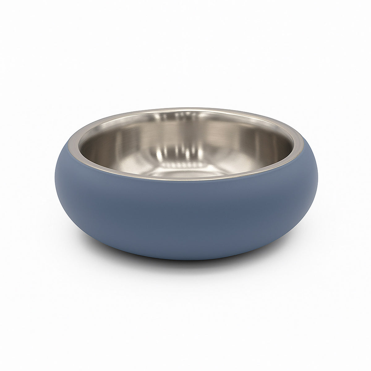Double Wall Bowl Belly with Non-Slip Base — light-blue / 800 ml