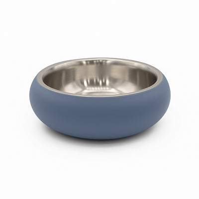 Double Wall Bowl Belly with Non-Slip Base — light-blue / 800 ml