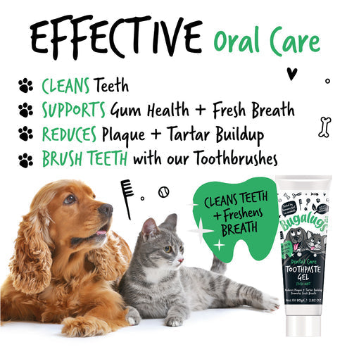 Bugalugs Dental Care Toothpaste Gel for Dogs & Cats - 75G