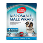 Simple Solution Disposable Male Dog Wraps