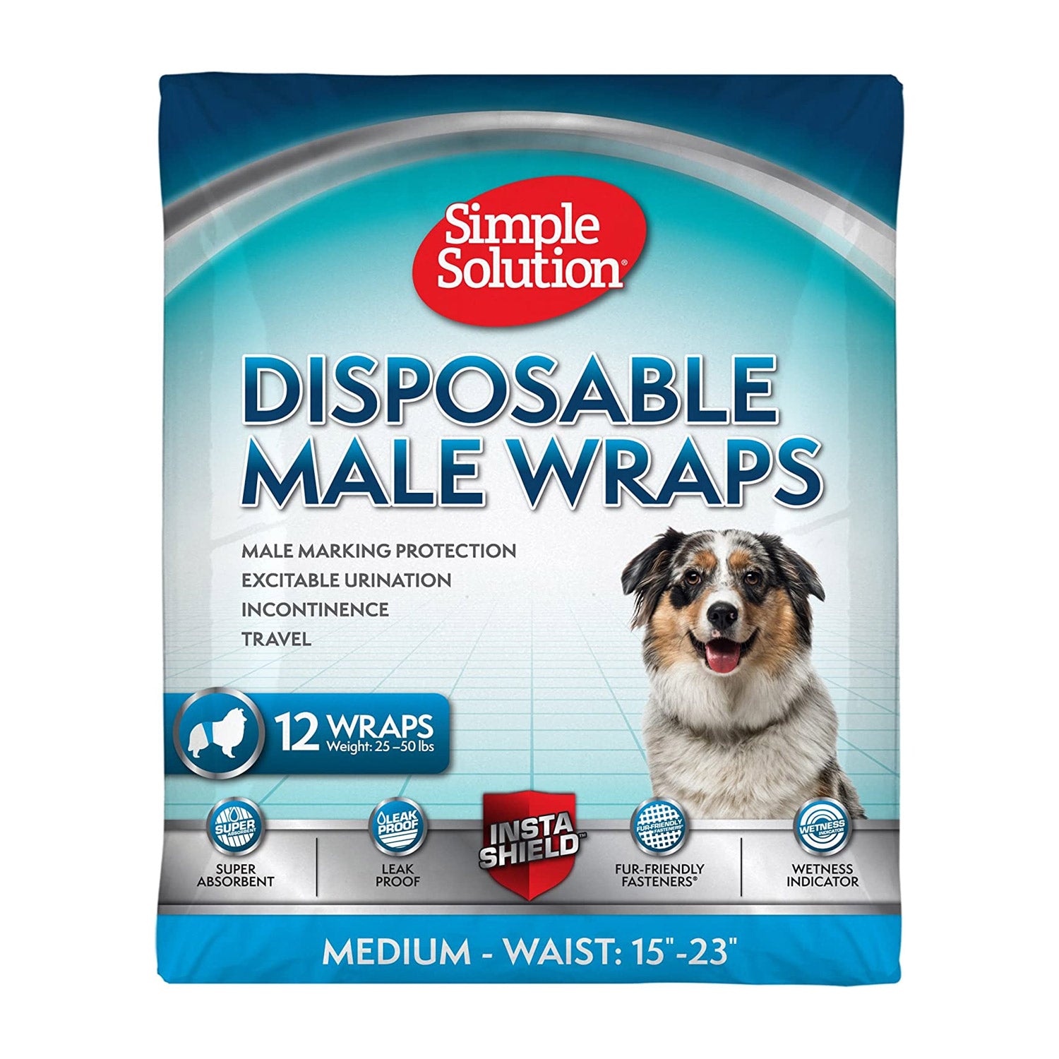 Simple Solution Disposable Male Dog Wraps