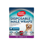 Simple Solution Disposable Male Dog Wraps
