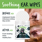 Bugalugs Soothing Biodegradable Ear Wipes for Dogs & Cats - 100WIPES