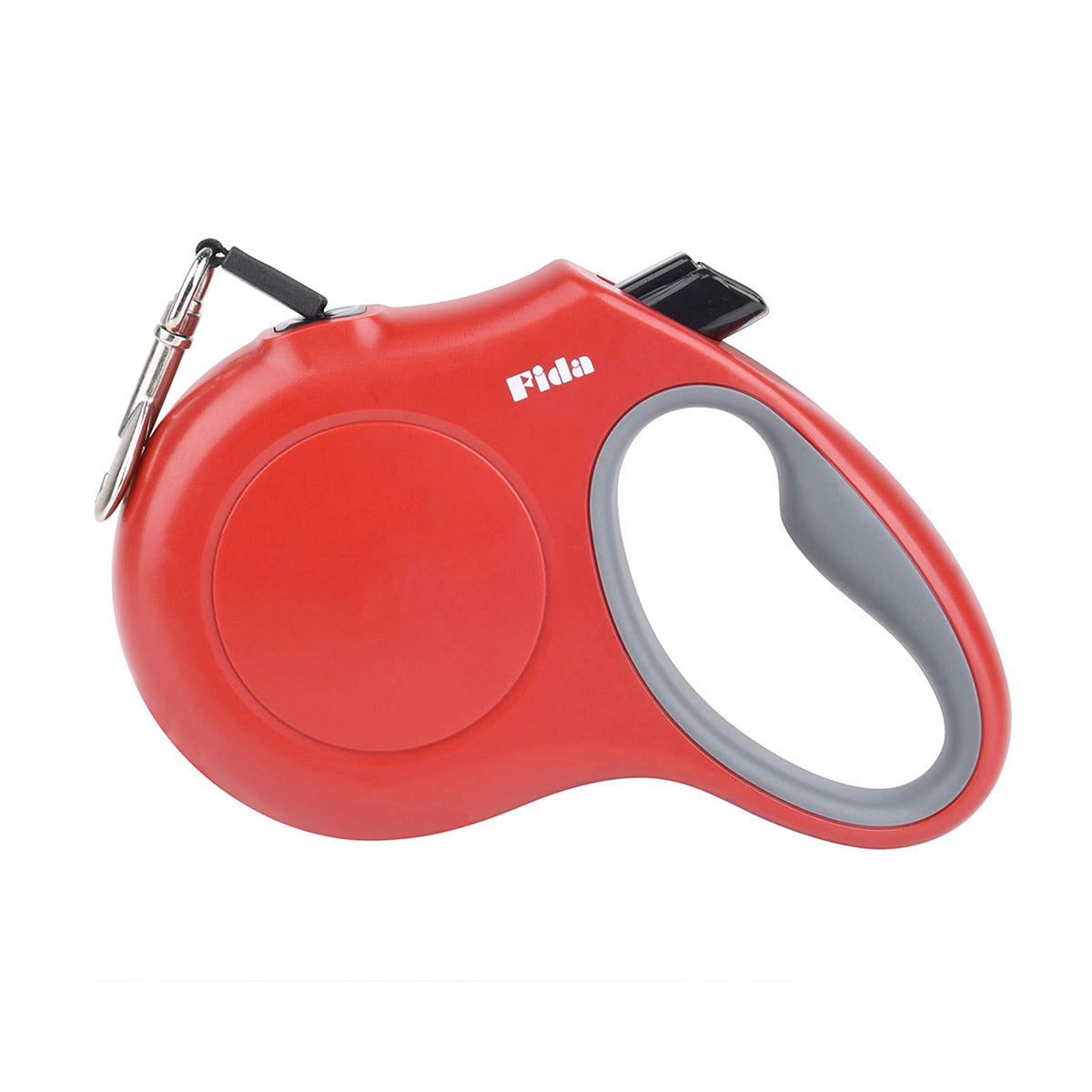 Fida Retractable Dog Leash (JFA Series) — red / S