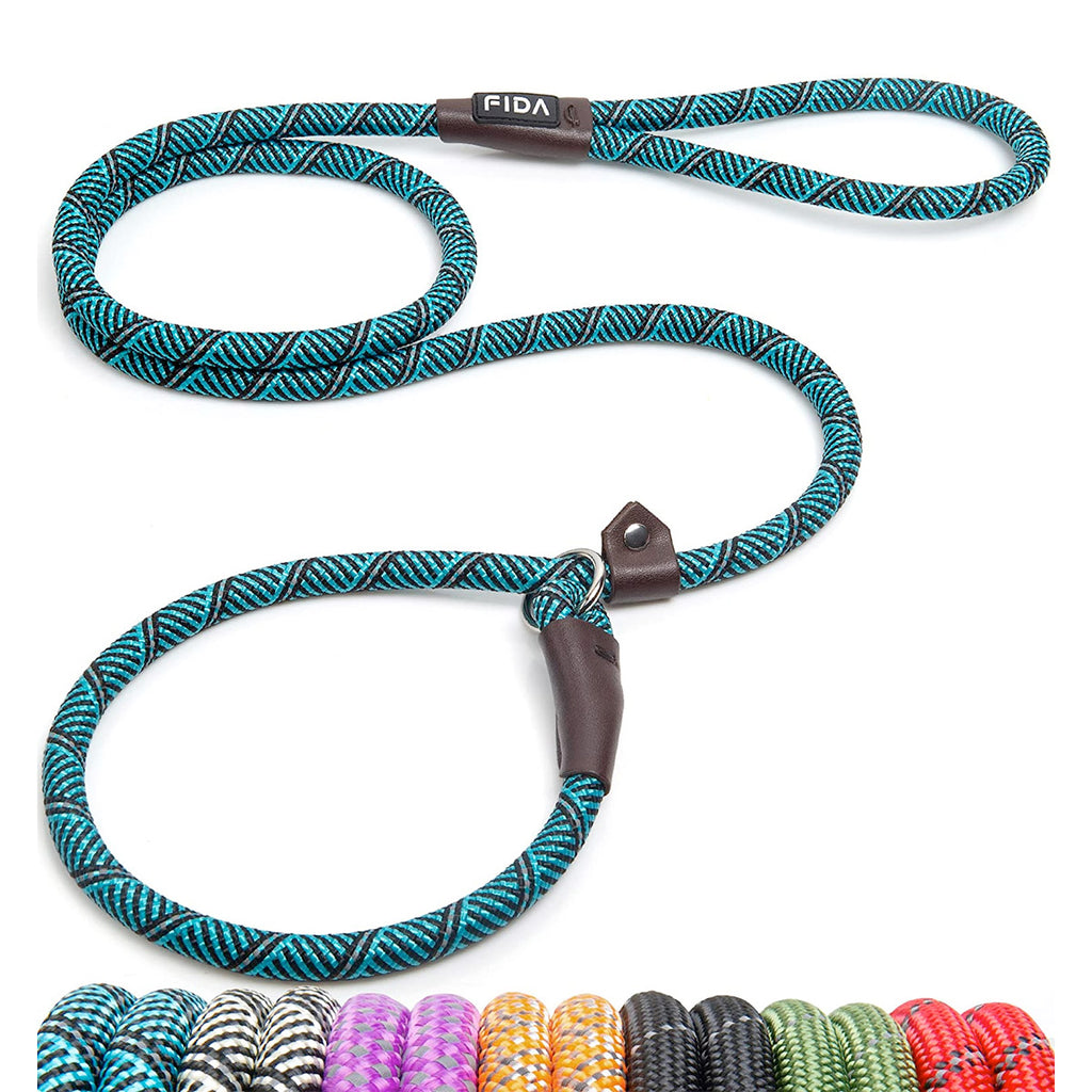 Fida Durable Slip Lead Dog Leash / Training Leash(6ft length, 1/2Inch thick Rope)