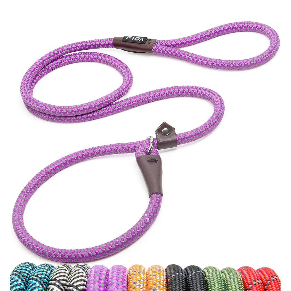 Fida Durable Slip Lead Dog Leash / Training Leash(6ft length, 1/2Inch thick Rope)