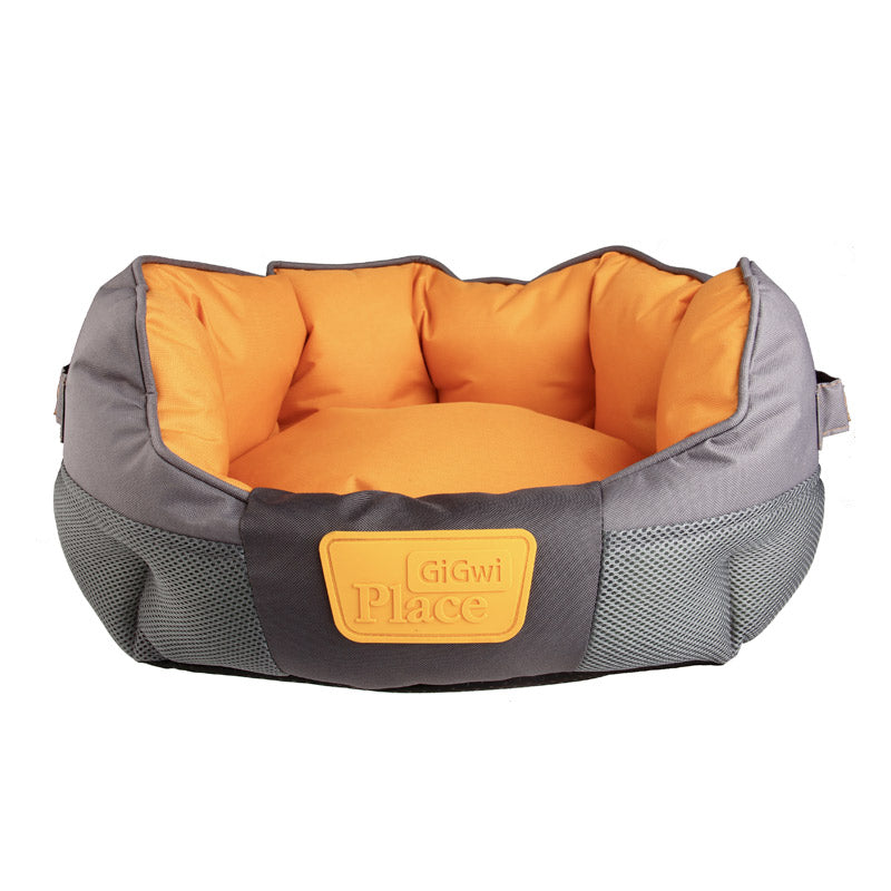 Gigwi Place Soft Bed Canvas TPR Gray & Orange