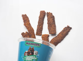 Hankers Chicken and vegetables strips Dog Treats - (100gr)