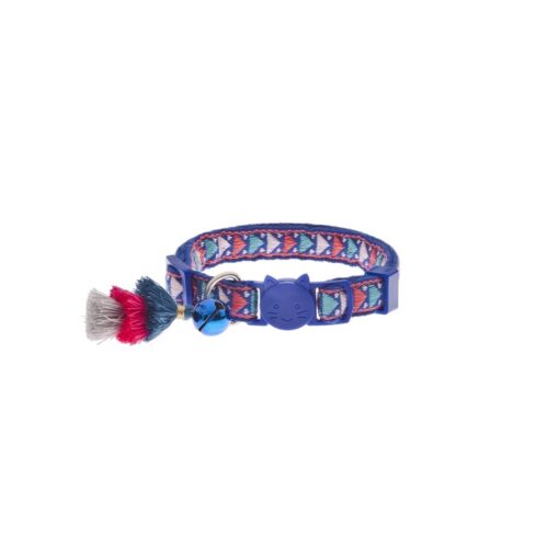Bohemian Cat Collar – Blue