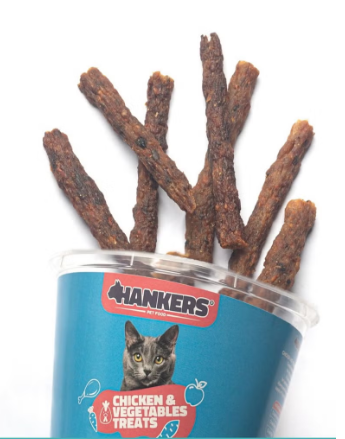 Hankers Chicken and Vegetables Cat Treats (100g)