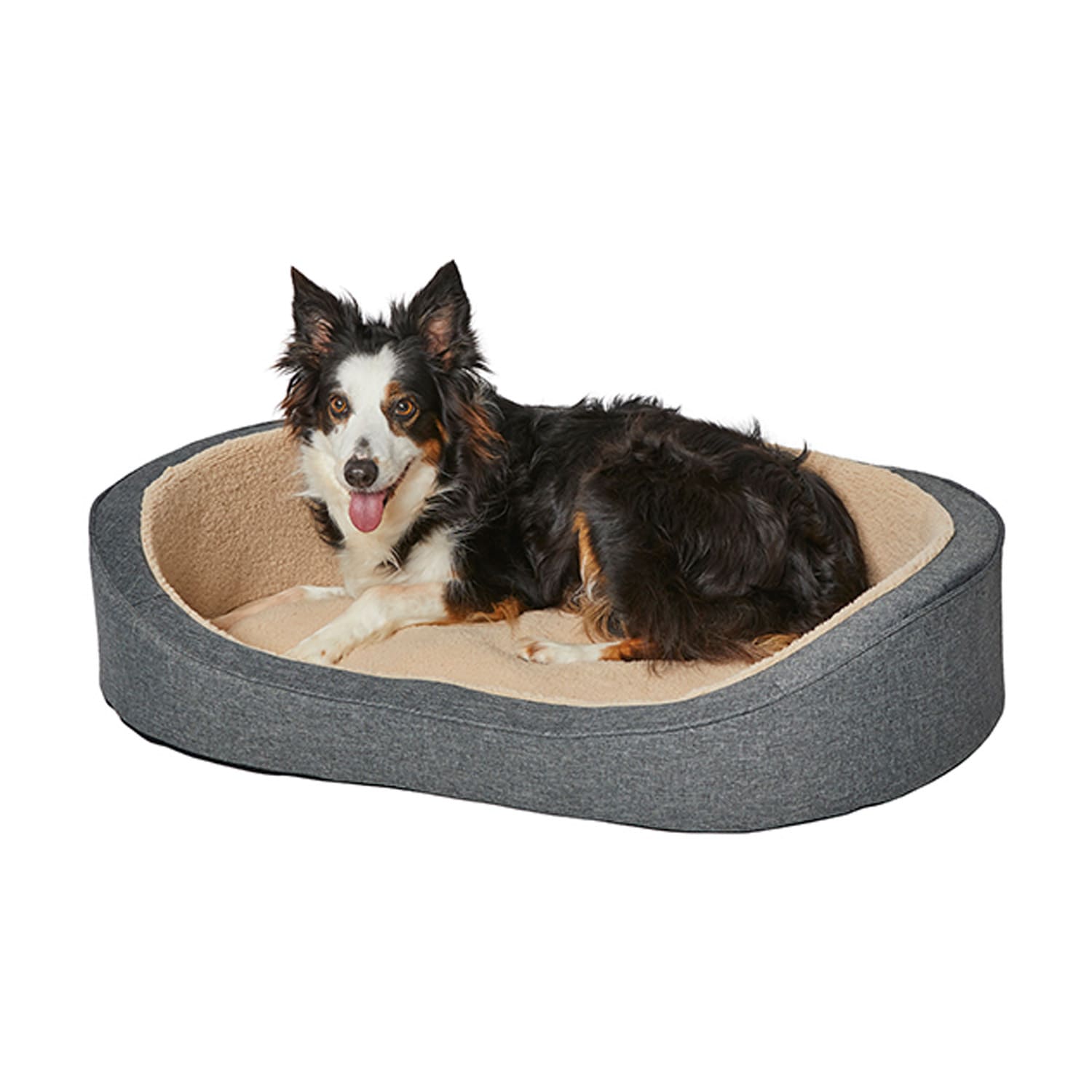 QuietTime Deluxe Hudson Bed — grey / medium