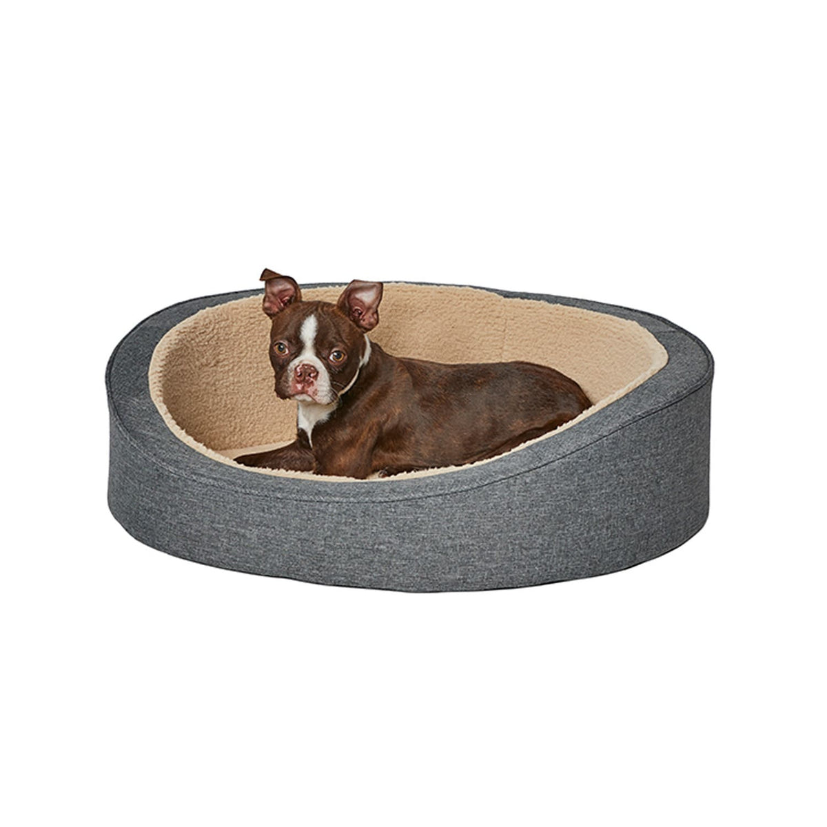 QuietTime Deluxe Hudson Bed — grey / small