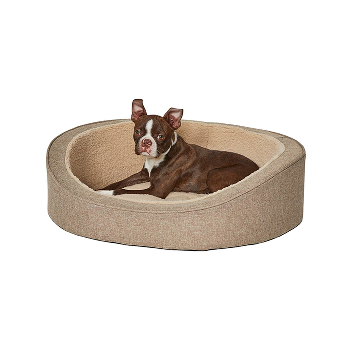QuietTime Deluxe Hudson Bed — tan / small