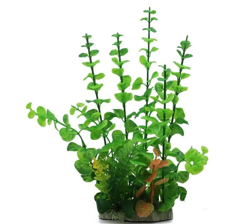 Aquarium Plastic  Plant - M652 -W9*H26 Cm
