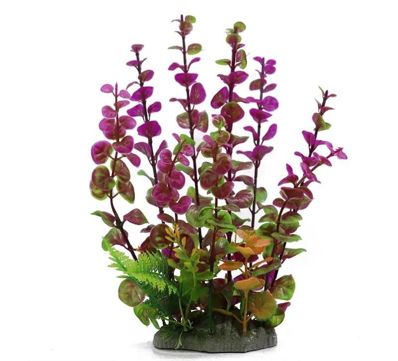 Aquarium Plastic  Plant - M656 -W9*H26 Cm