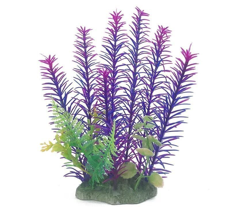Aquarium Plastic  Plant - M658 -W9*H26 Cm