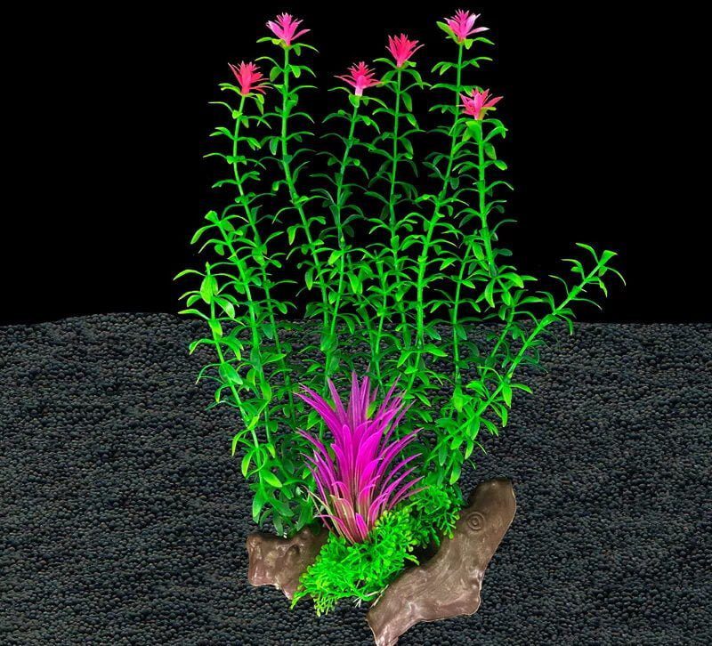 Aquarium Plastic  Plant - K1130-W9*H26 Cm