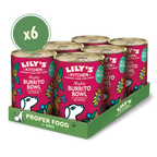 Lily's Kitchen Mighty Burrito Bowl Adult Wet Dog Food 400G Pack of 6