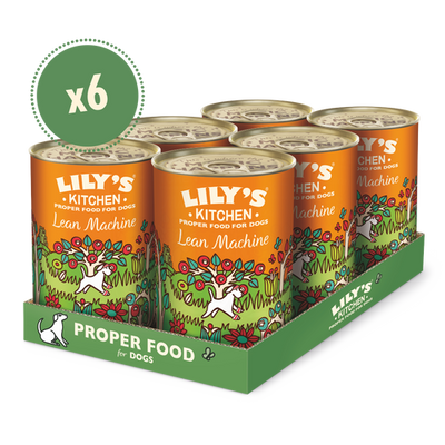 Lily's Kitchen Lean Machine Wet Dog Food 400G Pack of 6