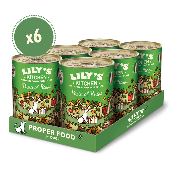 Lily's Kitchen Dog Pasta Al Ragu Wet Dog Food 400G Pack of 6