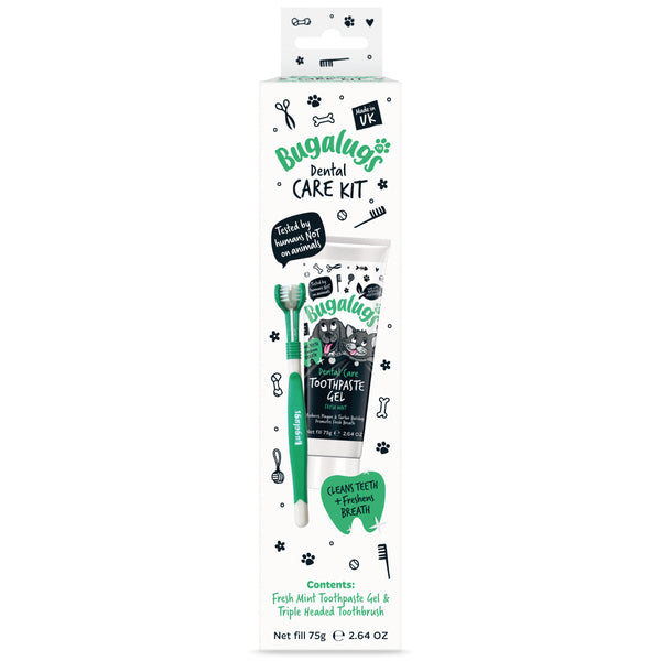Bugalugs Dental Care Kit 1 For Dogs & Cats 75G