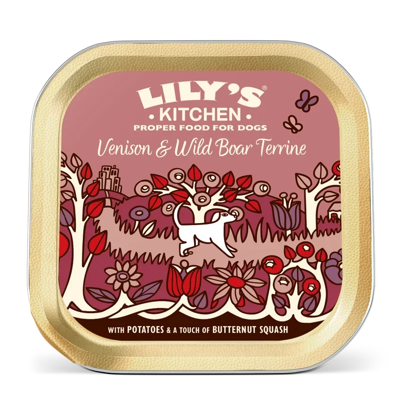 Lily's Kitchen Venison & Wild Boar Terrine Wet Dog Food - 150G