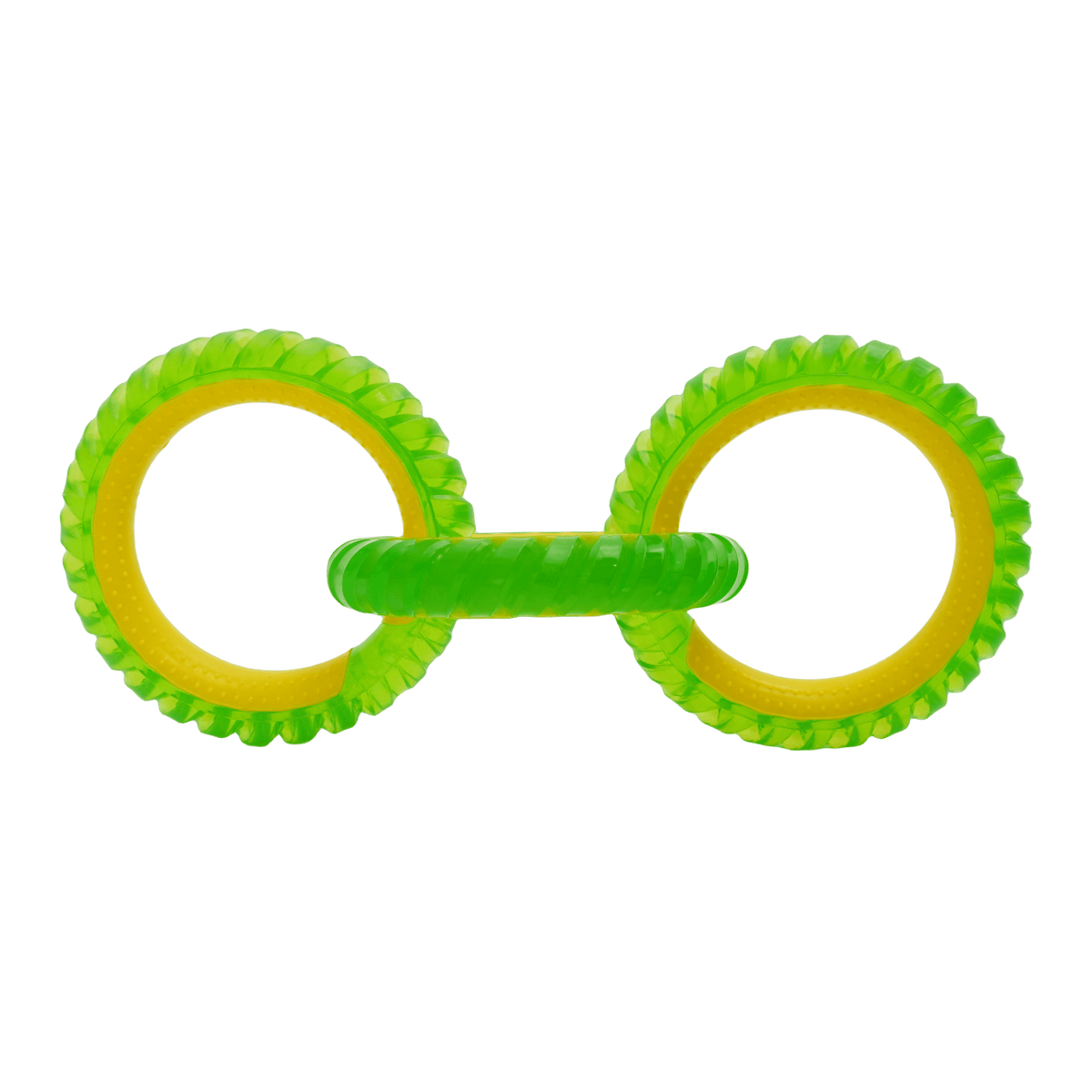 Miss Bear Colorful TPR 3-Ring Dog Chew Toy ( M/L Dogs)