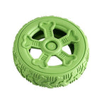 Miss Bear Colorful Rubber Tyre Dog Chew Toy - 5 inch (Medium Dogs)