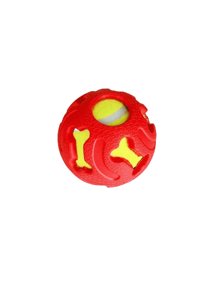 Miss Bear Colorful Rubber Tyre Dog Chew Toy - 3.5 inches ( Small Dogs)