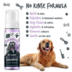 Bugalugs Lavender & Chamomile No Rinse Dog Shampoo - 200ML
