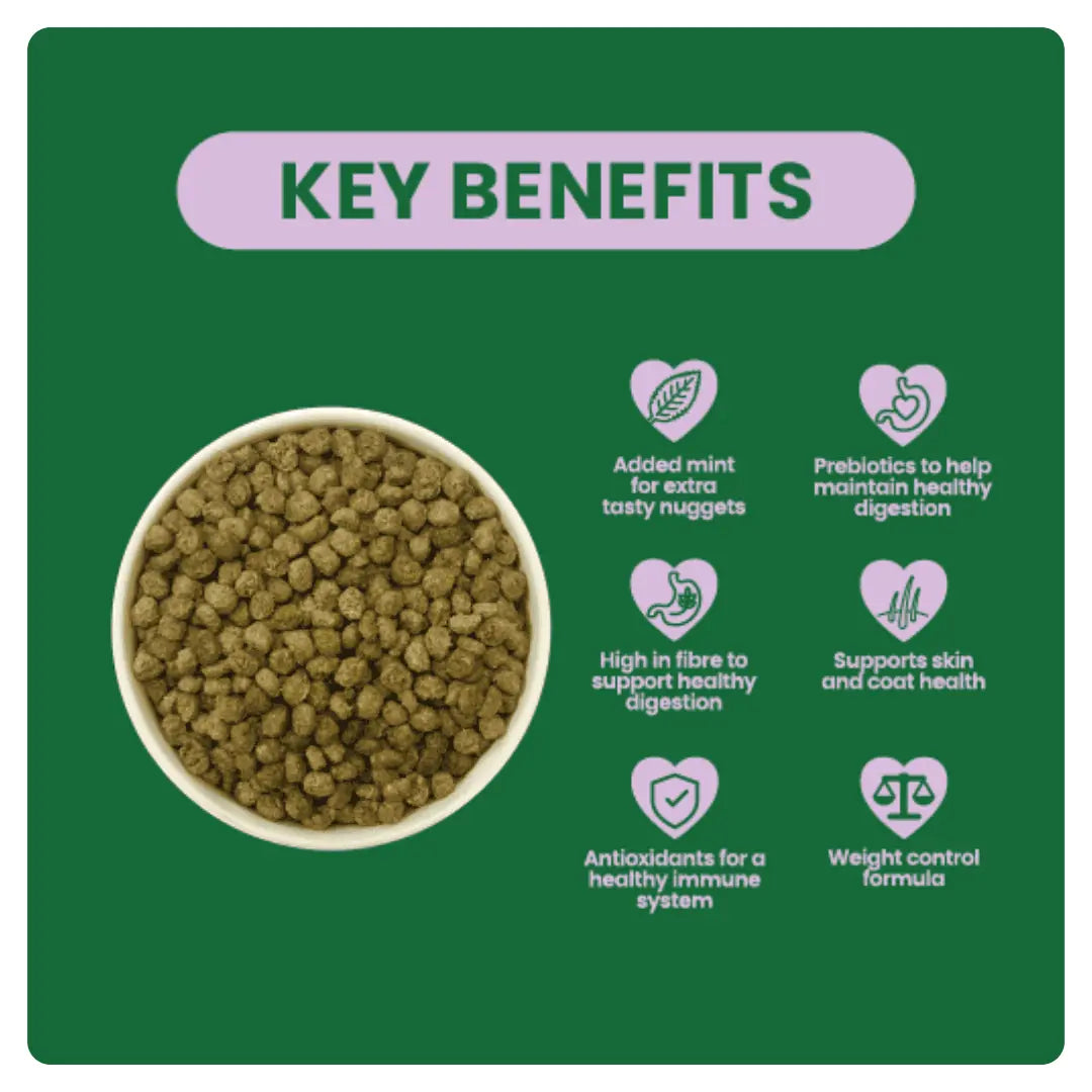 Burgess Excel Light Nuggets for Overweight Adult Rabbit - 1.5KG